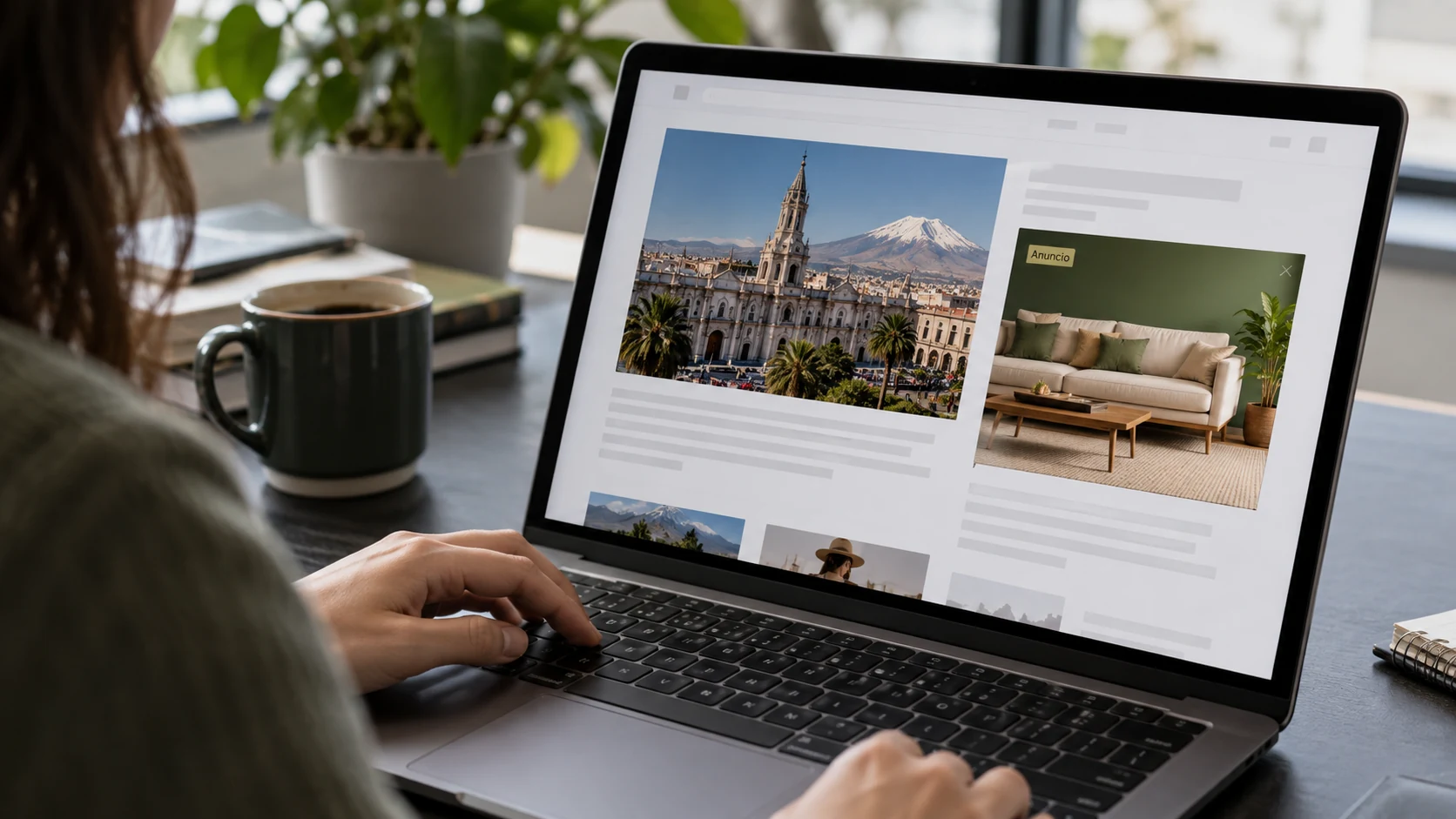 Escena ilustrativa de publicidad: Google Display